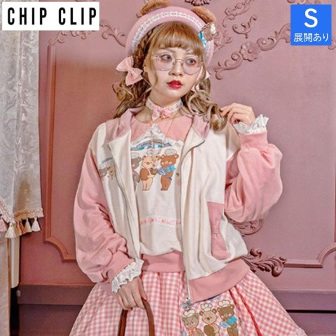 レディース【S～L】　パーカ（CHIP CLIP×五月アイ）