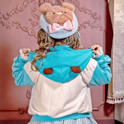 レディース【S～L】　パーカ（CHIP CLIP×五月アイ）