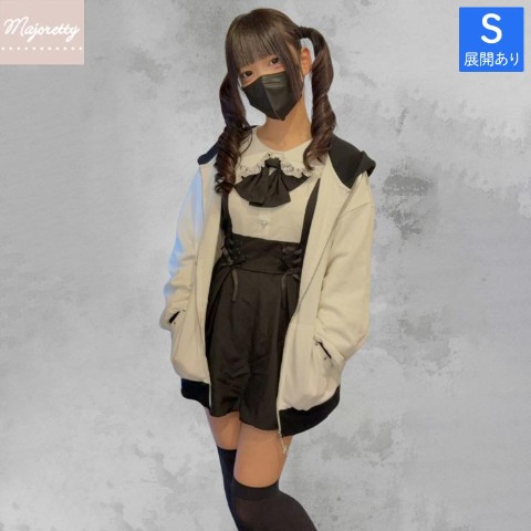 レディース【S～L】　パーカ（地雷中学生×majoretty）