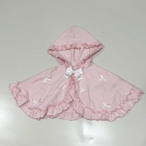 レディース【S～L】　リボンポンチョ（まゆろん×majoretty）