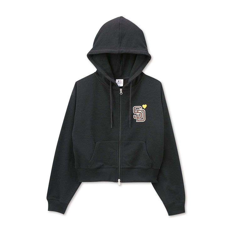 レディース ジップパーカ（サンディエゴ・パドレス） | アベイル