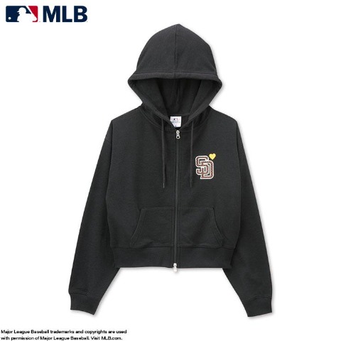 レディース　ジップパーカ（サンディエゴ・パドレス）