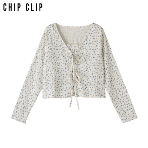 レディース　カーディガン+キャミソールセット（CHIP CLIP）