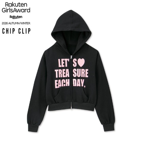 レディース　ジップパーカ（CHIP CLIP）