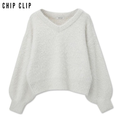 レディース　ニットプルオーバー（CHIP CLIP）
