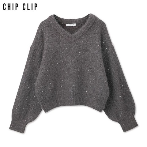 レディース　ニットプルオーバー（CHIP CLIP）