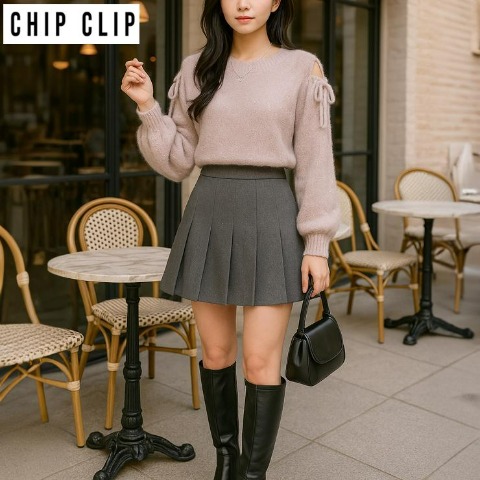 レディース　ニットプルオーバー（CHIP CLIP）