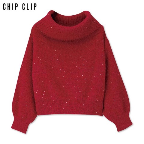 レディース　ニットプルオーバー（CHIP CLIP）