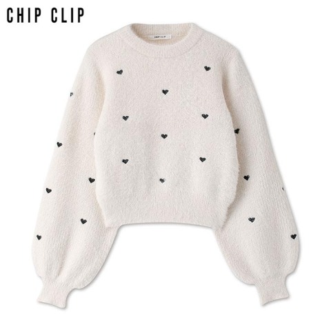 レディース　ニットプルオーバー（CHIP CLIP）