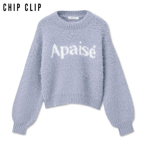 レディース　ロゴニットプルオーバー（CHIP CLIP）
