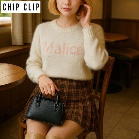 レディース　ニットプルオーバー（CHIP CLIP）