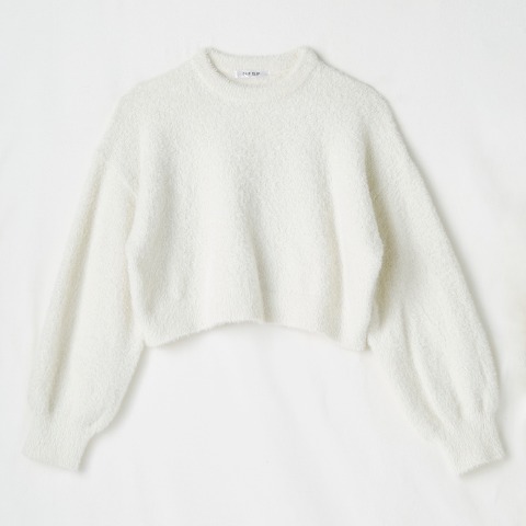 レディース　ラメシャギーニットプルオーバー（CHIP CLIP）