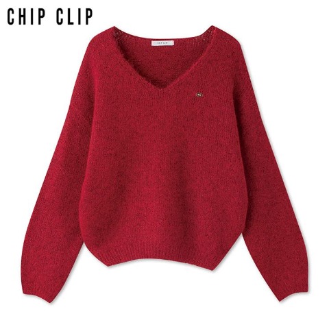 レディース　ニットプルオーバー（CHIP CLIP）
