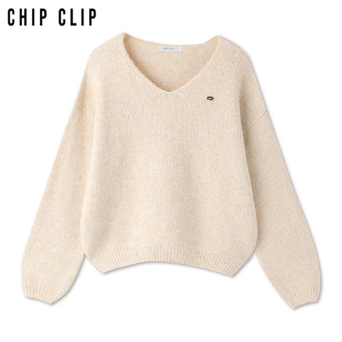 レディース　ニットプルオーバー（CHIP CLIP）