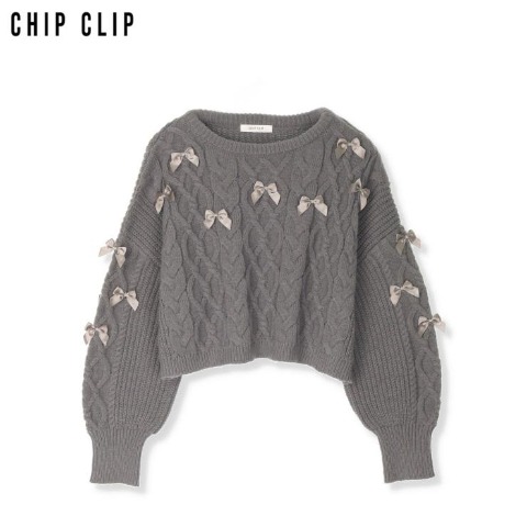 レディース　ニットプルオーバー（CHIP CLIP）