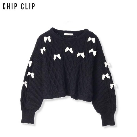 レディース　ニットプルオーバー（CHIP CLIP）