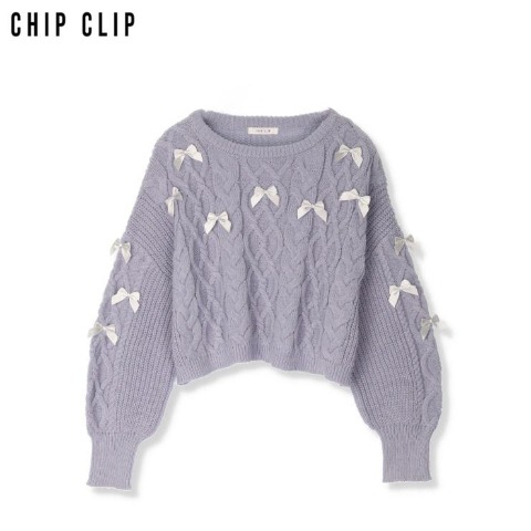 レディース　ニットプルオーバー（CHIP CLIP）