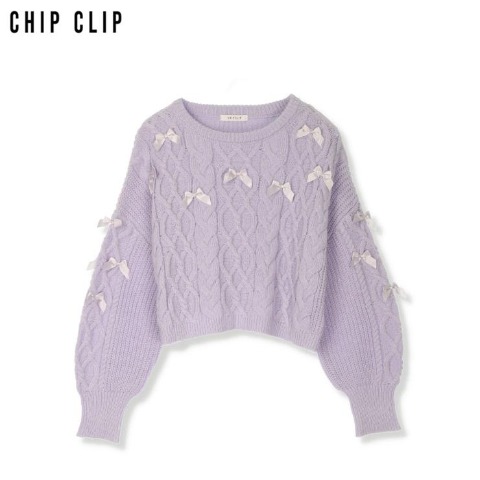 レディース　ニットプルオーバー（CHIP CLIP）