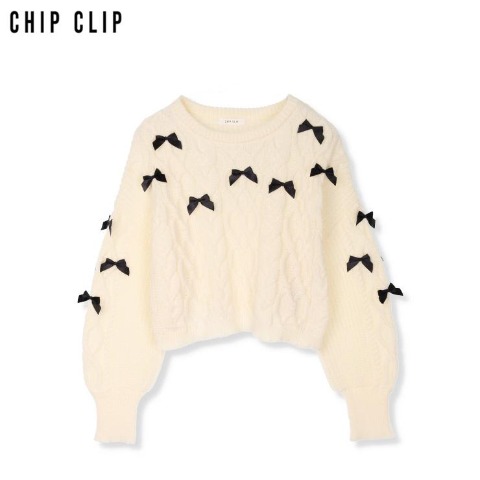 レディース　ニットプルオーバー（CHIP CLIP）