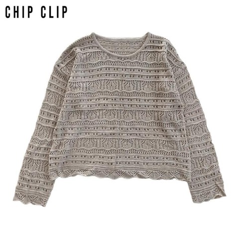 レディース　ニットプルオーバー（CHIP CLIP×はる）