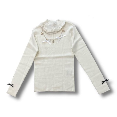 レディース【S～L】　ニットプルオーバー（majoretty）