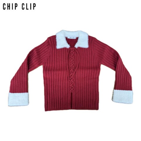 レディース　ニットプルオーバー（CHIP CLIP）