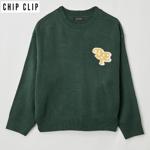レディース　ロゴニットプルオーバー（CHIP CLIP）