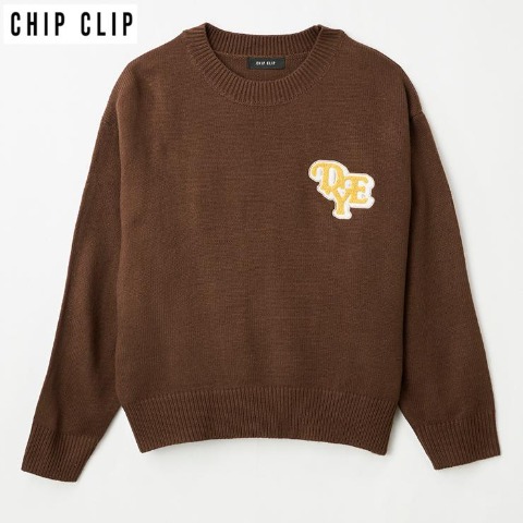 レディース　ロゴニットプルオーバー（CHIP CLIP）