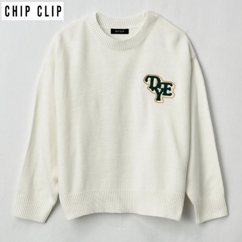 レディース　ロゴニットプルオーバー（CHIP CLIP）