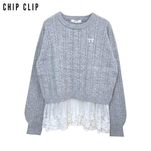 レディース　ニットプルオーバー（CHIP CLIP）