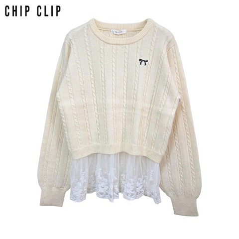 レディース　ニットプルオーバー（CHIP CLIP）