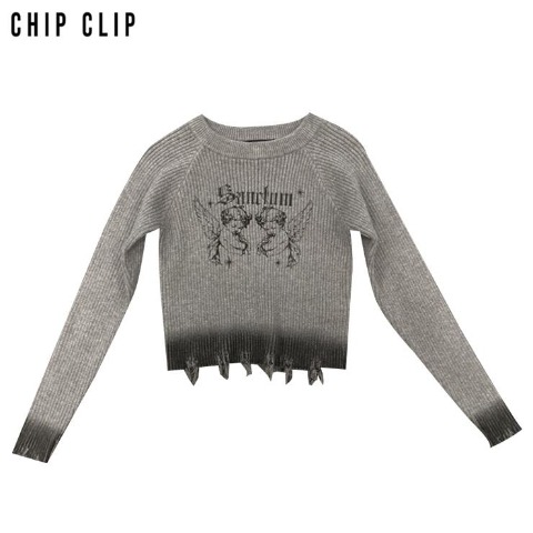 レディース　ニットプルオーバー（CHIP CLIP）