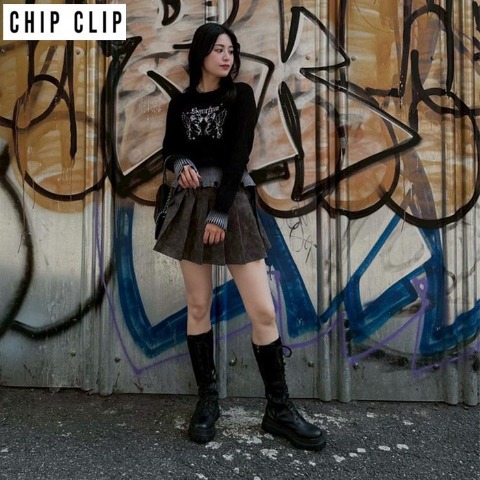 レディース　ニットプルオーバー（CHIP CLIP）