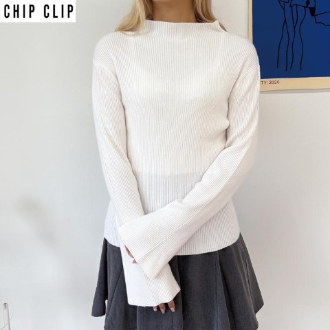レディース　ニットプルオーバー（CHIP CLIP・TikTok）
