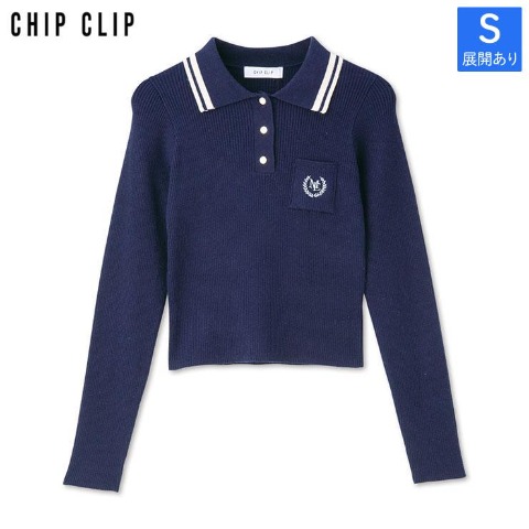 レディース【S～L】　ポロトップス（CHIP CLIP）
