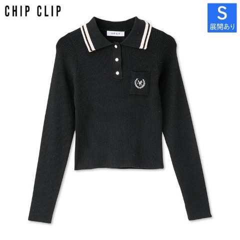 レディース【S～L】　ポロトップス（CHIP CLIP）