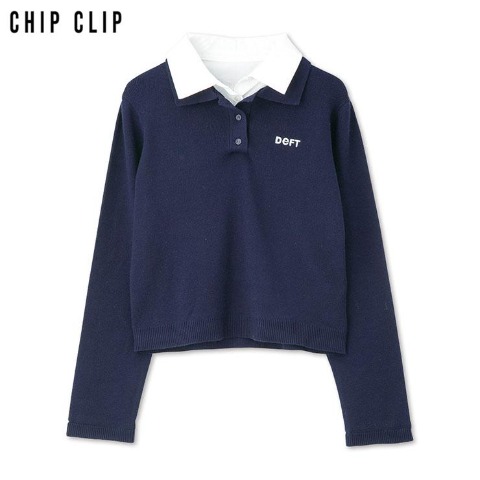 レディース　ニットプルオーバー（CHIP CLIP）