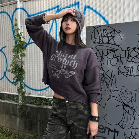 レディース　ロゴニットプルオーバー（CHIP CLIP×KsG）