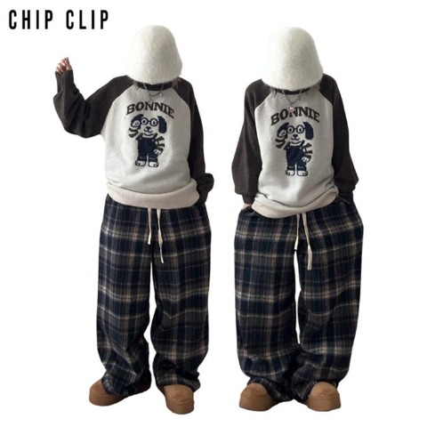 レディース　ラグランニットプルオーバー（miyu×CHIP CLIP）
