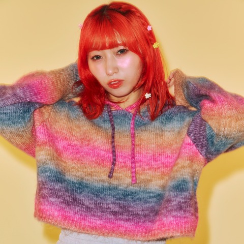 レディース　ニットプルオーバー（Zipper×CHIP CLIP）