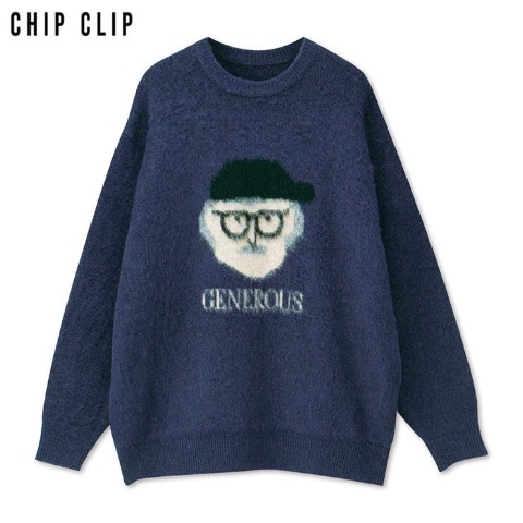 レディース　ニットプルオーバー（CHIP CLIP）