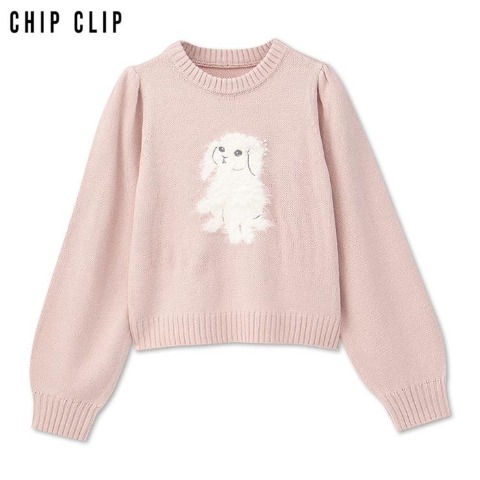 レディース　アニマルニットプルオーバー（CHIP CLIP）