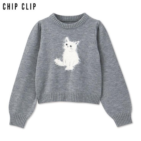 レディース　アニマルニットプルオーバー（CHIP CLIP）