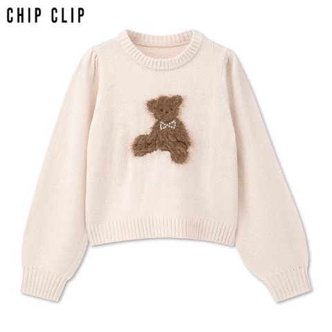 レディース　アニマルニットプルオーバー（CHIP CLIP）