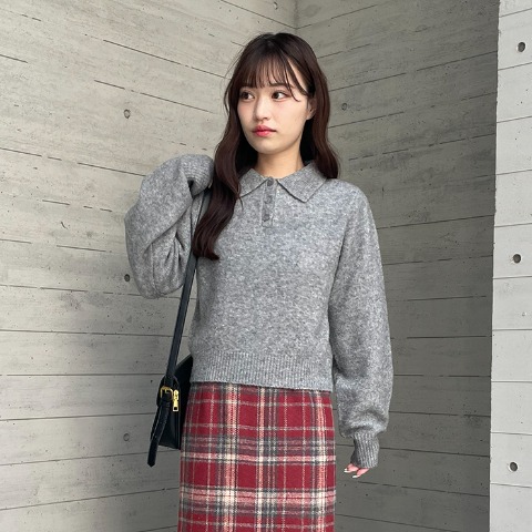 レディース　ポロニットプルオーバー（CHIP CLIP）