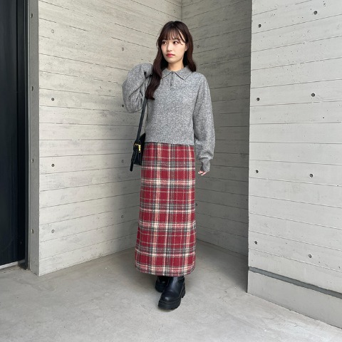 レディース　ポロニットプルオーバー（CHIP CLIP）