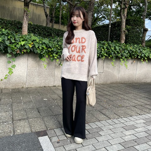 レディース　ロゴニットプルオーバー（CHIP CLIP）