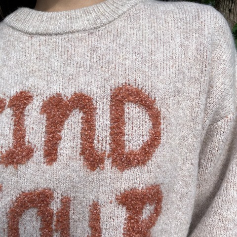 レディース　ロゴニットプルオーバー（CHIP CLIP）