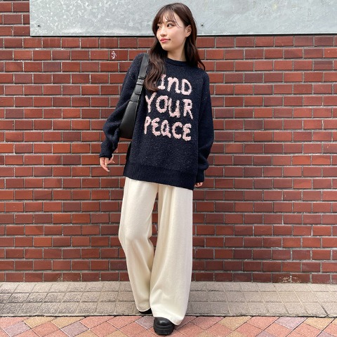 レディース　ロゴニットプルオーバー（CHIP CLIP）