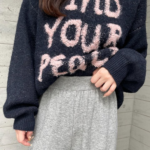 レディース　ロゴニットプルオーバー（CHIP CLIP）